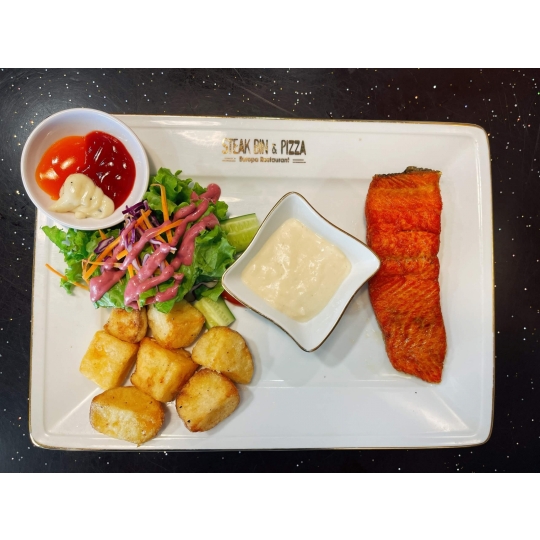 Cá Hồi Sốt Wasabi
