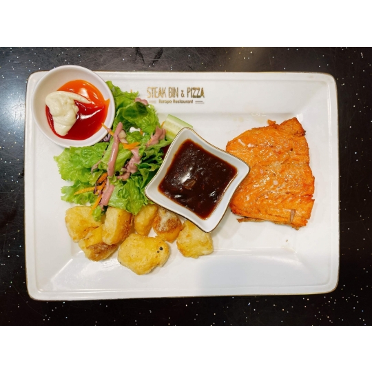 Cá Hồi Sốt BBQ