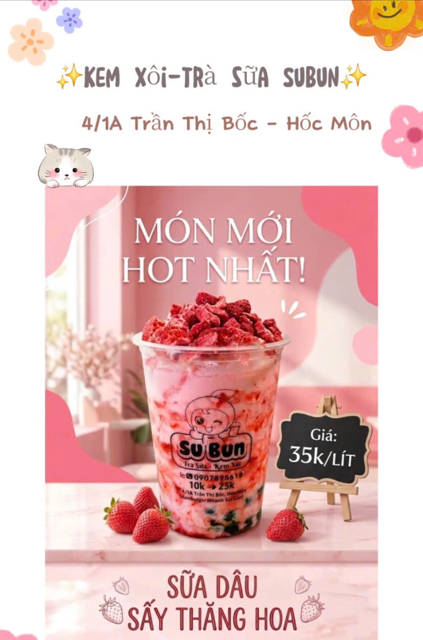 Sữa chua dâu sấy thăng hoa