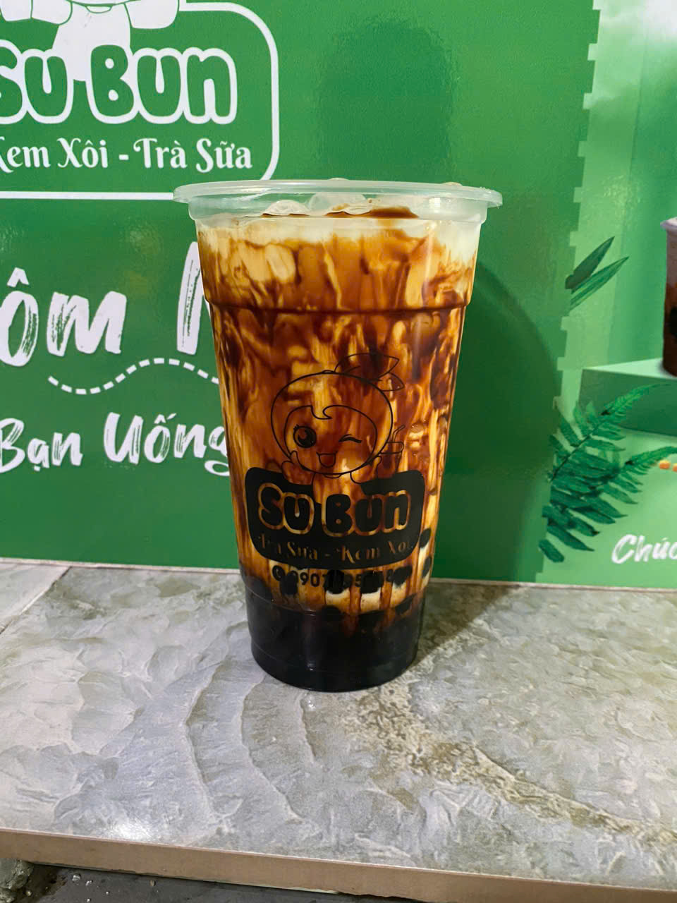 Sữa tươi trân châu đường đen